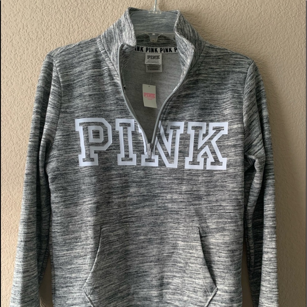 Victoria Secret PINK Zip Sweatshirt NEW